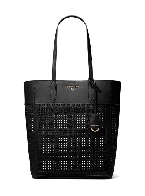 michael kors perforated gym bag|Sinclair Large Perforated Leather Tote Bag .